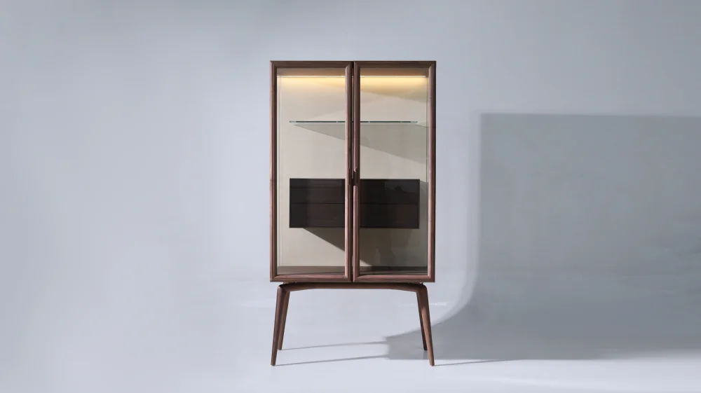 Blues Vitrine Cabinet – Amy Living