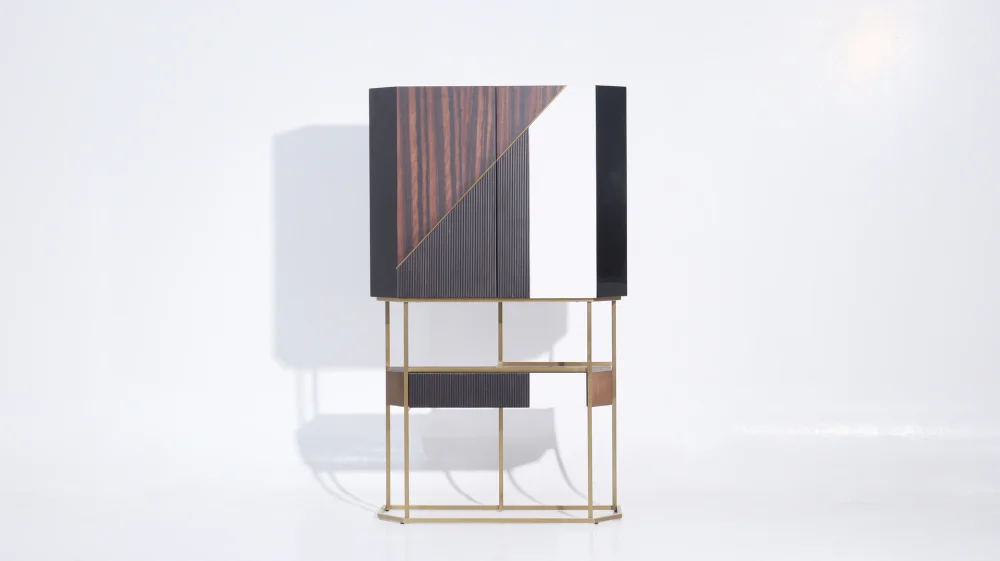 Wireframe Wine Cabinet – Amy Living